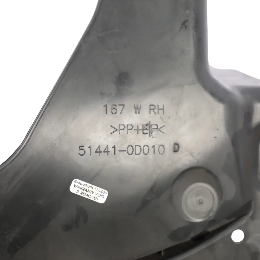 Toyota Yaris XP10 Under Body Floor Right O/S Engine Bay Cover Panel - SKU 514410D010 - Part number 514410D010