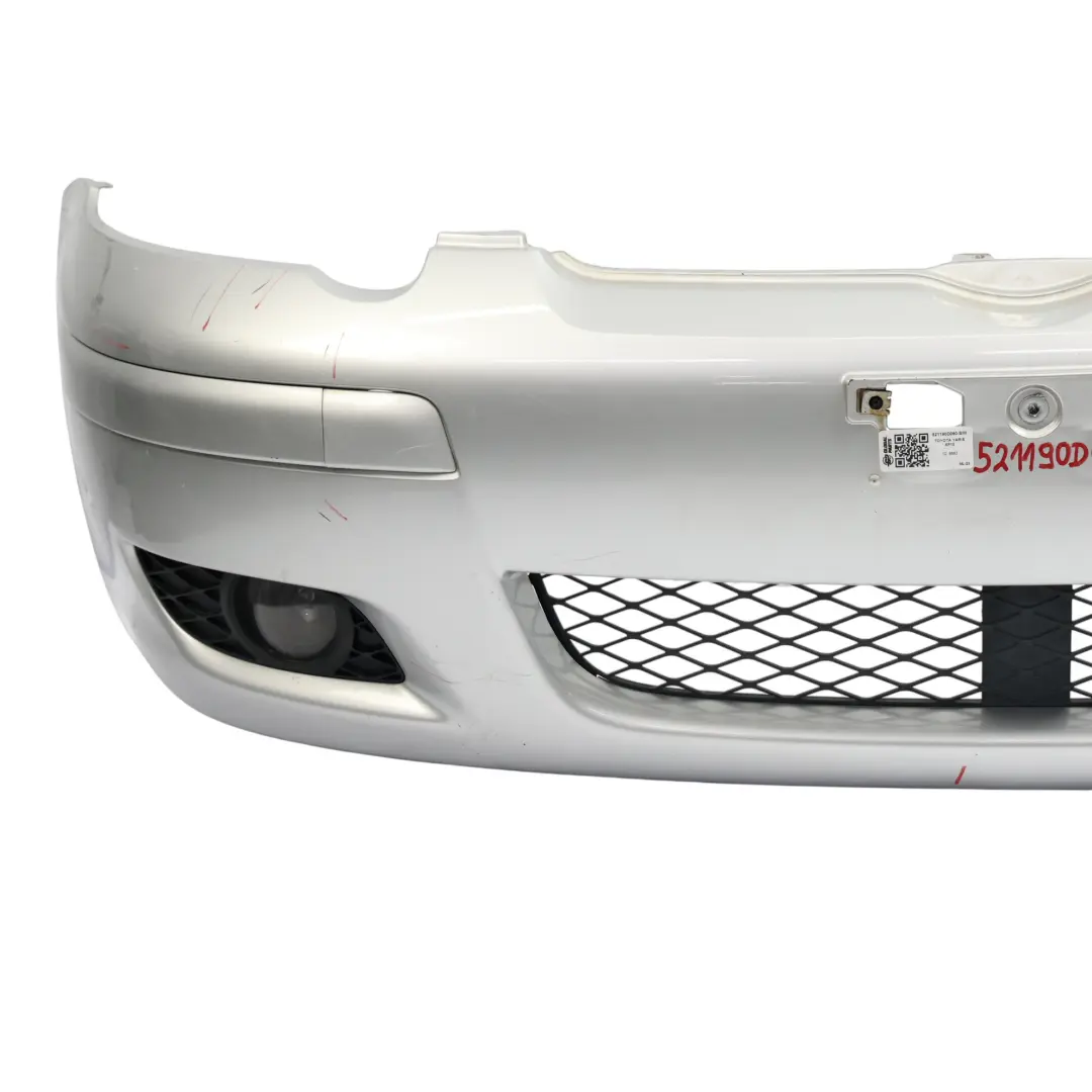 Mk1 Front Bumper Trim Panel Covering Silver Mica Metallic - 1E7 to Toyota Yaris with Part number 521190D090 Toyota Yaris Mk1 Front Bumper Trim Panel Covering Silver Mica Metallic - 1E7 - SKU 521190D090-SMI - Part number 521190D090