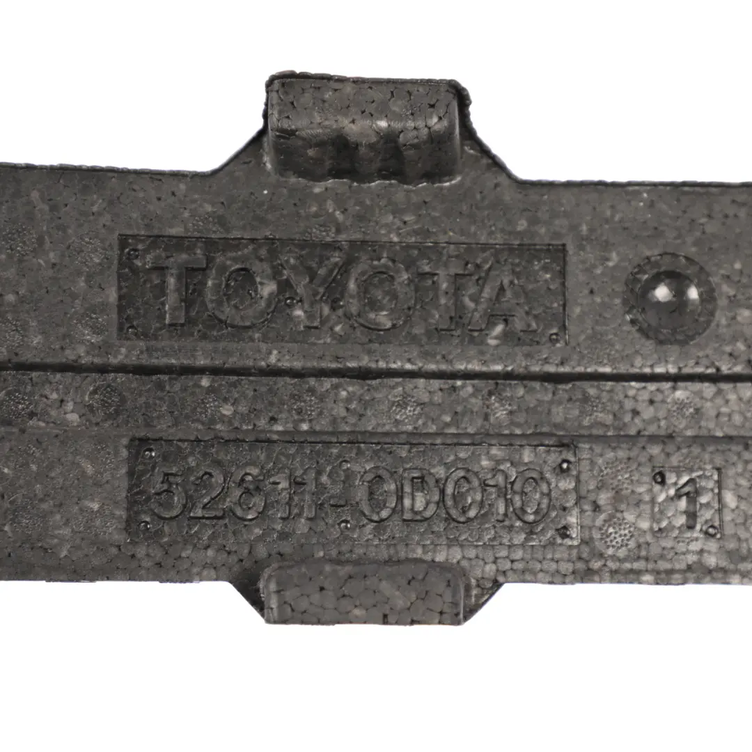 Mk1 XP10 Front Bumper Impact Absorber Centre Foam to Toyota Yaris with Part number 526110D010 Toyota Yaris Mk1 XP10 Front Bumper Impact Absorber Centre Foam - SKU 526110D010 - Part number 526110D010