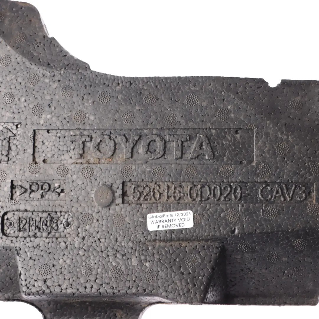 Toyota Yaris XP10 Rear Bumper Absorber Foam Cover Panel Right O/S 52615-0D020 - SKU 526150D020 - Part number 526150D020