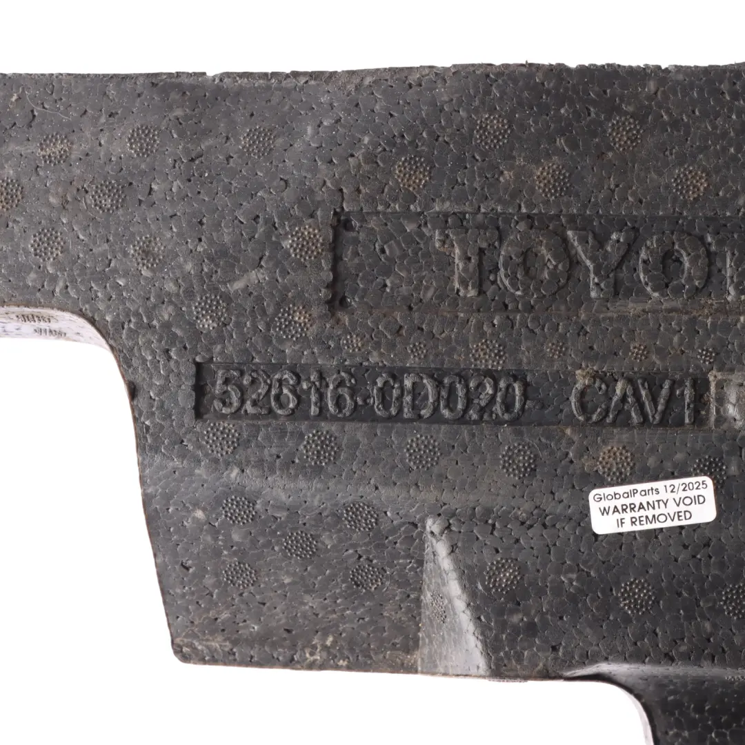 Toyota Yaris XP10 Rear Bumper Absorber Foam Cover Panel Left N/S 81170-0D090 - SKU 526160D020 - Part number 526160D020