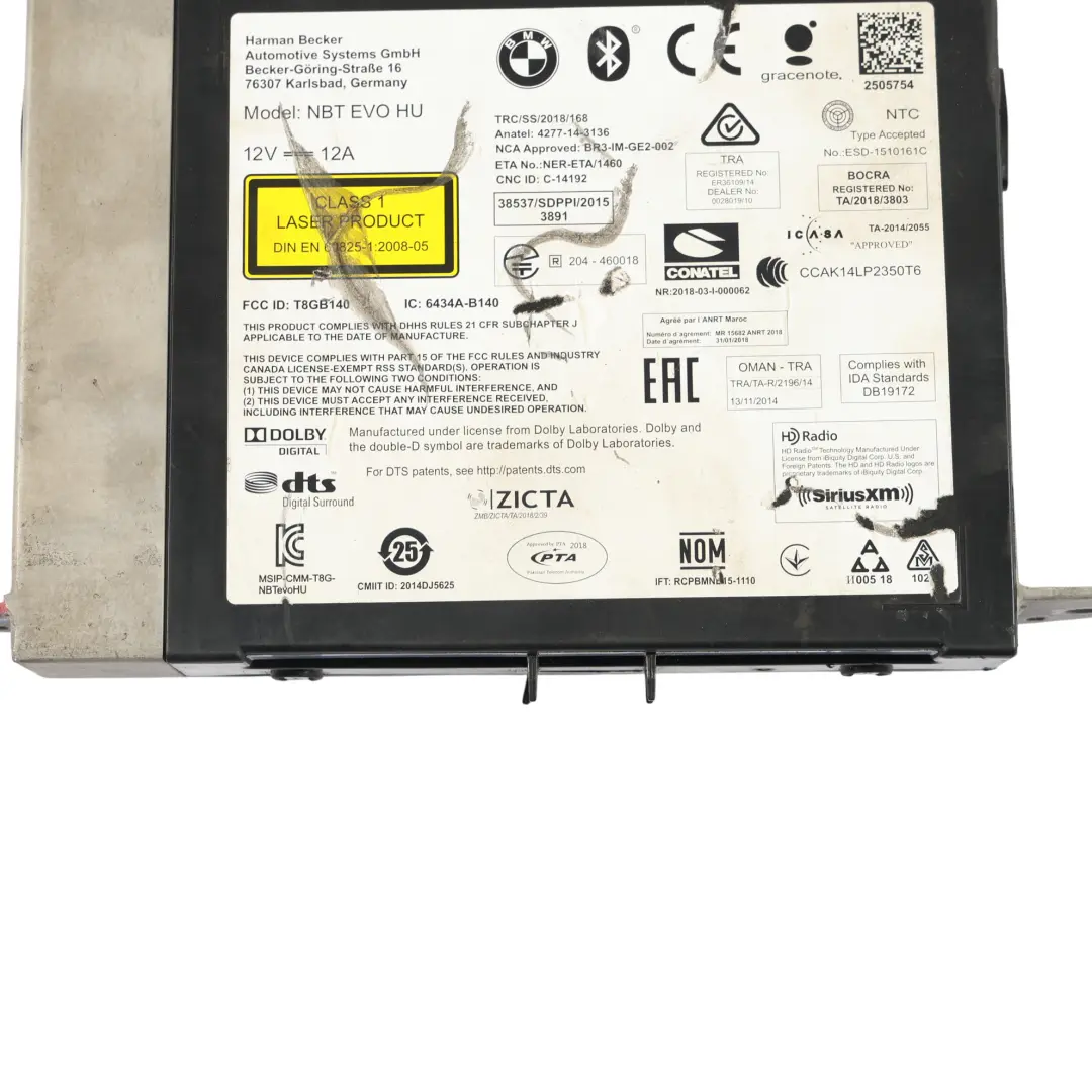 BMW F20 F21 F30 F31 LCI F32 Navigation Sat Nav Computer Head Unit - SKU 5A24036-1 - Part number 5A24036