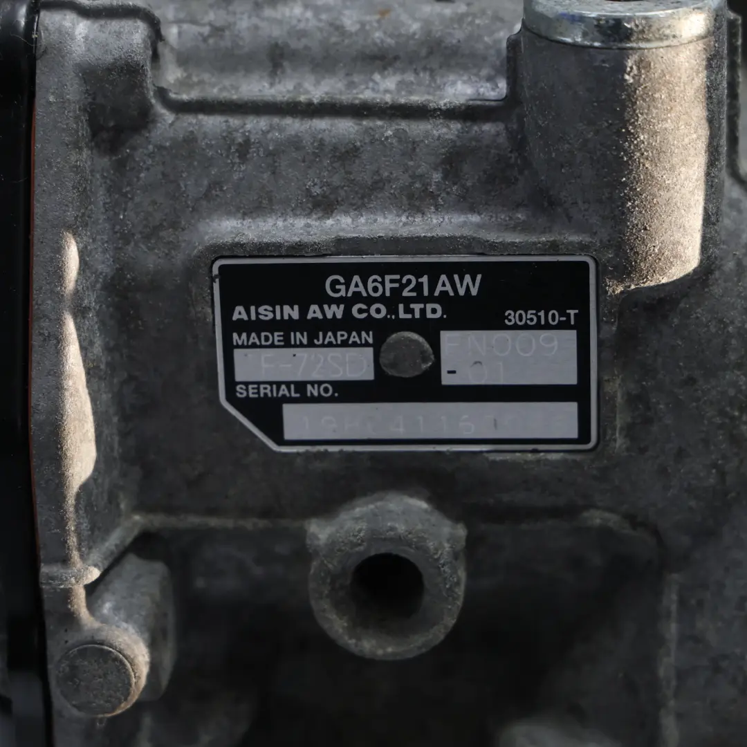 B38X Automatic Gearbox 9455264 GA6F21AW WARRANTY to Mini Countryman F60 ALL4 with Part number 5A2A770 Mini Countryman F60 ALL4 B38X Automatic Gearbox 9455264 GA6F21AW WARRANTY - SKU 5A2A770 - Part number 5A2A770