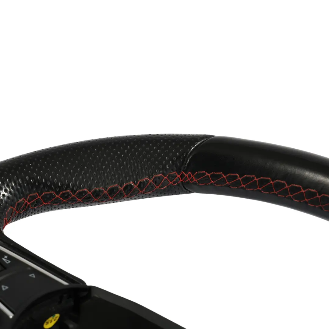 Mk3 5E VRS Steering Wheel Black Leather Flat Bottom to Skoda Octavia with Part number 5E0419091BB Skoda Octavia Mk3 5E VRS Steering Wheel Black Leather Flat Bottom - SKU 5E0419091BB - Part number 5E0419091BB