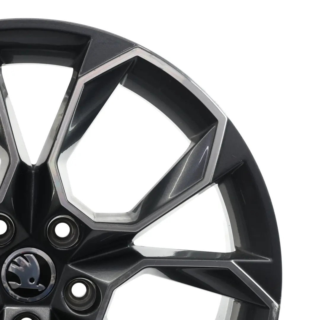 Skoda Octavia Mk3 RS Llanta Aleación Gris Antracita 19" 7,5J ET:51 - SKU 5E0601025AH-1 - Número de pieza 5E0601025AH