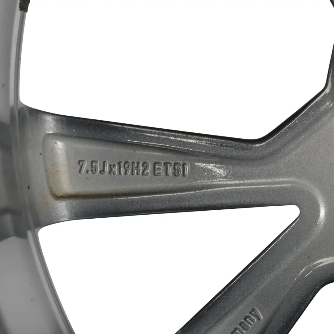 Mk3 RS Wheel Rim Alloy Anthracite Grey 19" 7,5J ET:51 to Skoda Octavia with Part number 5E0601025AH Skoda Octavia Mk3 RS Wheel Rim Alloy Anthracite Grey 19" 7,5J ET:51 - SKU 5E0601025AH-2 - Part number 5E0601025AH