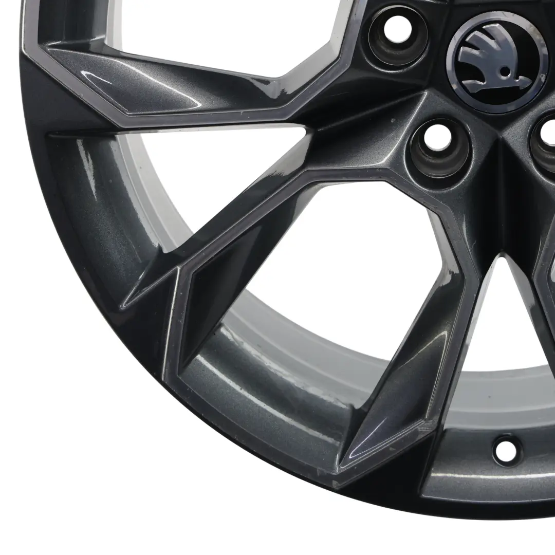 Skoda Octavia Mk3 RS Leichtmetallfelge Anthrazit Grau 19" 7,5J ET:51 - SKU 5E0601025AH-2 - Teilenummer 5E0601025AH