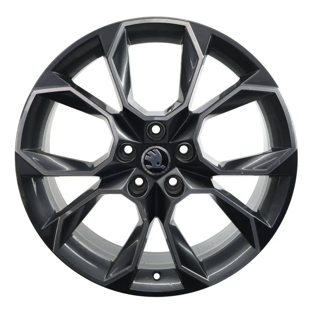 Skoda Octavia Mk3 RS Wheel Rim Alloy Anthracite Grey 19" 7,5J ET:51 - SKU 5E0601025AH-3 - Part number 5E0601025AH