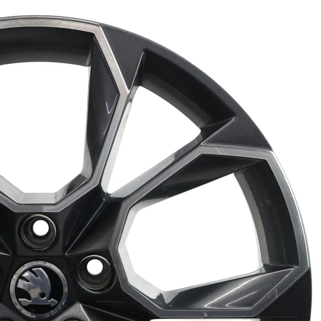 Mk3 RS Wheel Rim Alloy Anthracite Grey 19" 7,5J ET:51 to Skoda Octavia with Part number 5E0601025AH Skoda Octavia Mk3 RS Wheel Rim Alloy Anthracite Grey 19" 7,5J ET:51 - SKU 5E0601025AH-3 - Part number 5E0601025AH