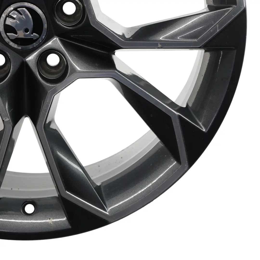 Skoda Octavia Mk3 RS Wheel Rim Alloy Anthracite Grey 19" 7,5J ET:51 - SKU 5E0601025AH-3 - Part number 5E0601025AH