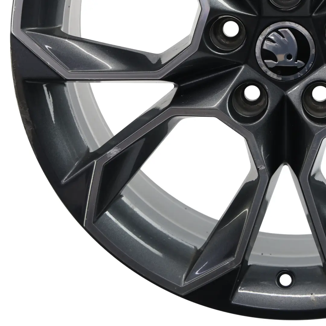 Skoda Octavia Mk3 RS Wheel Rim Alloy Anthracite Grey 19" 7,5J ET:51 - SKU 5E0601025AH-3 - Part number 5E0601025AH