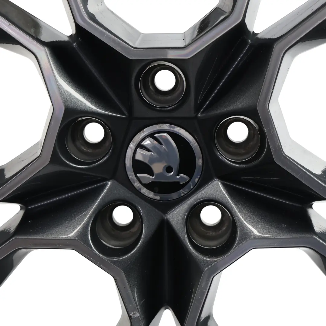 Mk3 RS Wheel Rim Alloy Anthracite Grey 19" 7,5J ET:51 to Skoda Octavia with Part number 5E0601025AH Skoda Octavia Mk3 RS Wheel Rim Alloy Anthracite Grey 19" 7,5J ET:51 - SKU 5E0601025AH-3 - Part number 5E0601025AH