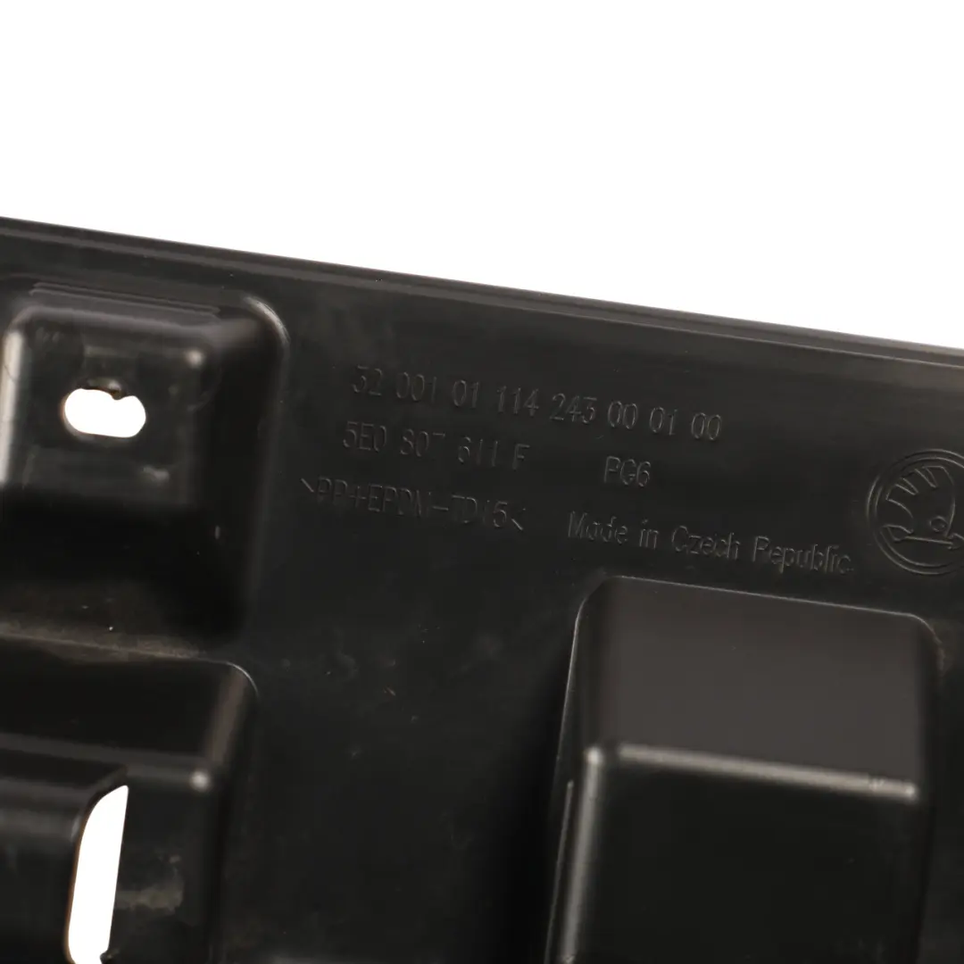 Skoda Octavia 5E Front Bumper Undertray Covering Trim Panel - SKU 5E0807611F - Part number 5E0807611F