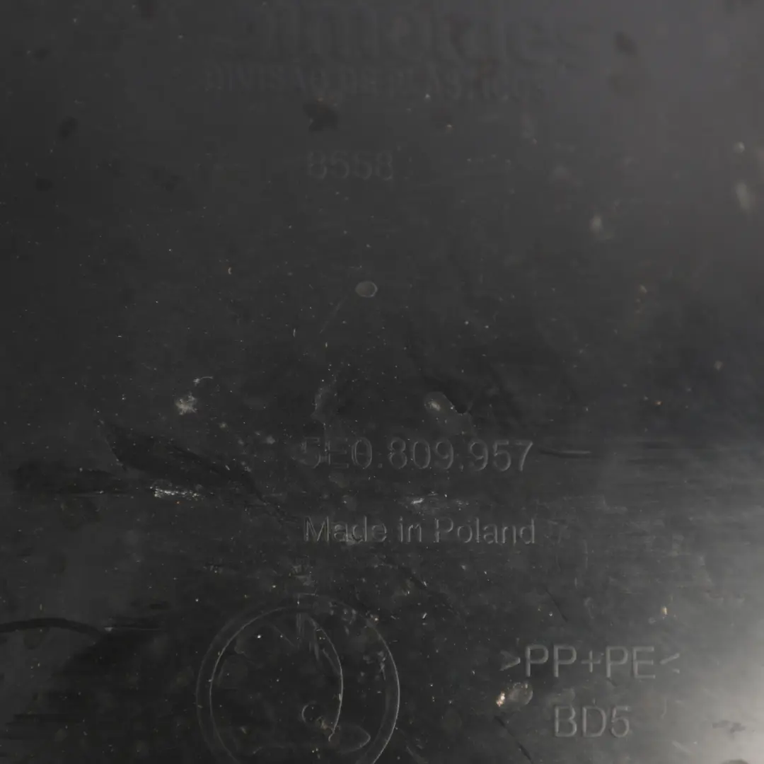 Skoda Octavia 5E Front Wheel Arch Liner Cover Trim Left N/S - SKU 5E0809957K - Part number 5E0809957K