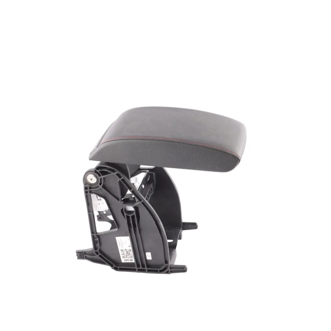 Skoda Octavia III Center Console Arm Rest Armrest Leather Onyx Red - SKU 5E0864207E - Part number 5E0864207E