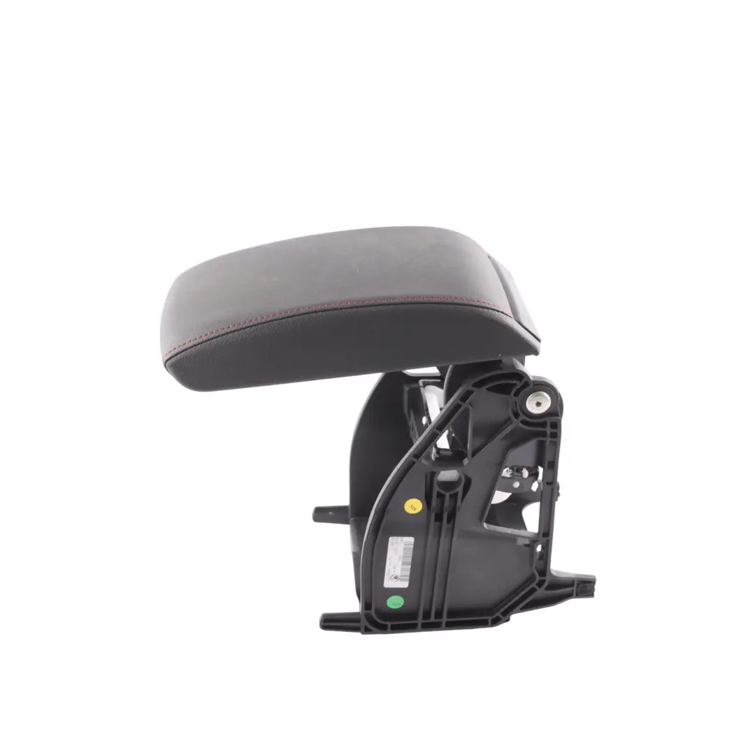 Skoda Octavia III Center Console Arm Rest Armrest Leather Onyx Red - SKU 5E0864207E - Part number 5E0864207E