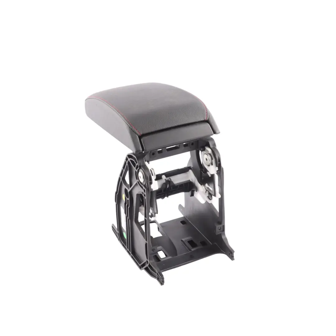 Skoda Octavia III Center Console Arm Rest Armrest Leather Onyx Red - SKU 5E0864207E - Part number 5E0864207E