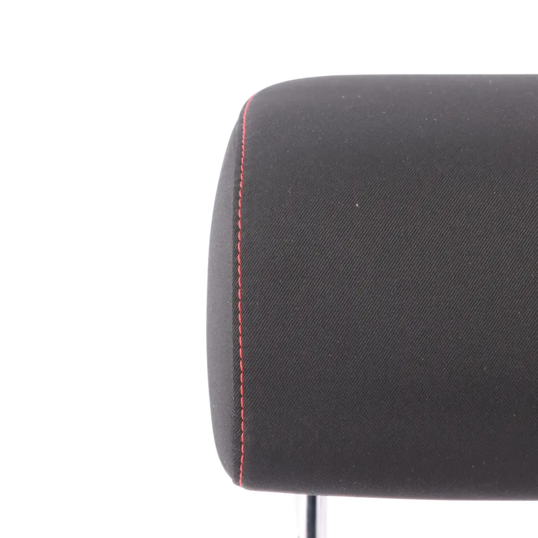 Headrest Left Right N/O/S Black Fabric Red Stitching to Skoda Octavia 5E Rear Seat with Part number 5E0885901E Skoda Octavia 5E Rear Seat Headrest Left Right N/O/S Black Fabric Red Stitching - SKU 5E0885901E - Part number 5E0885901E