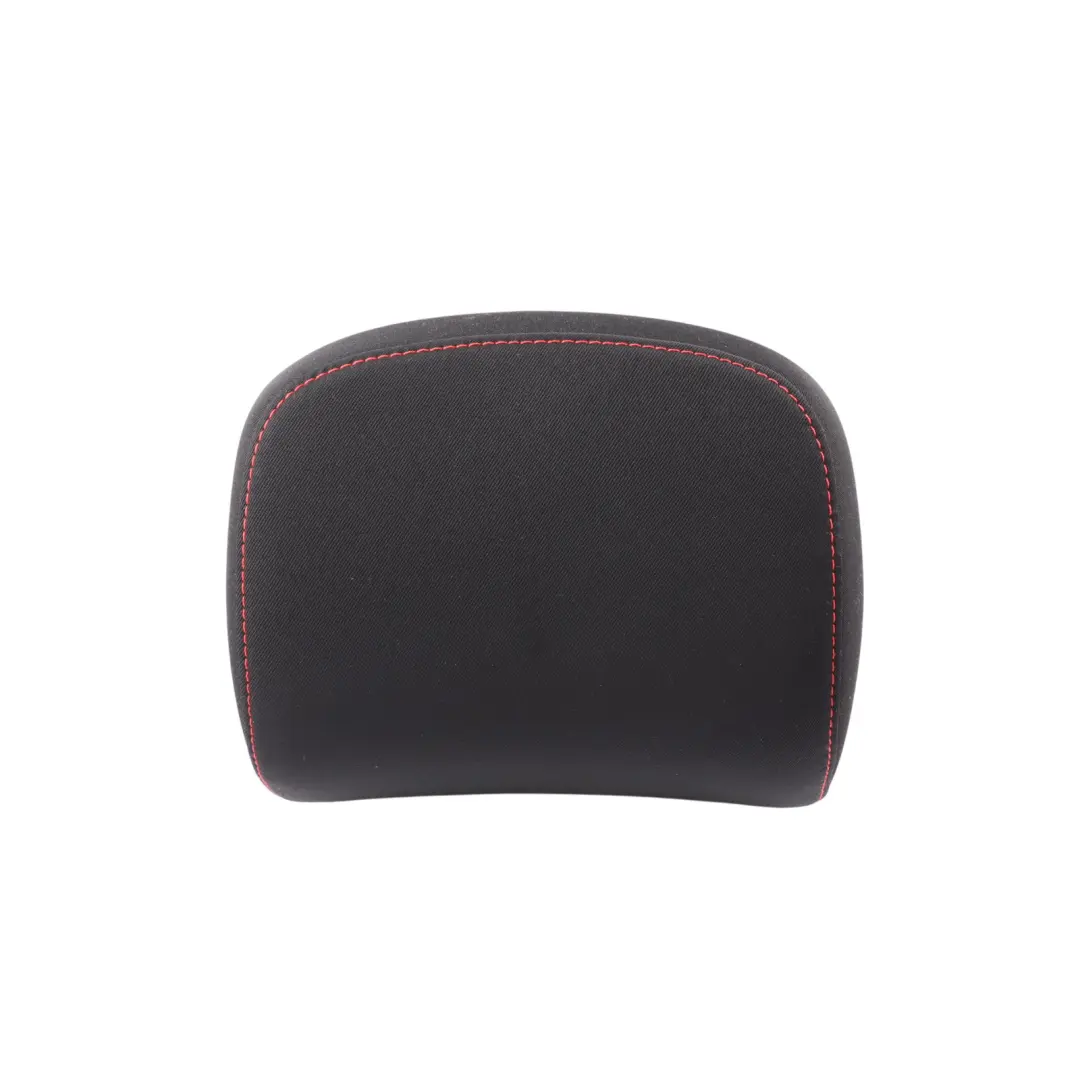 Skoda Octavia 5E Rear Seat Headrest Left Right N/O/S Black Fabric Red Stitching - SKU 5E0885901E - Part number 5E0885901E