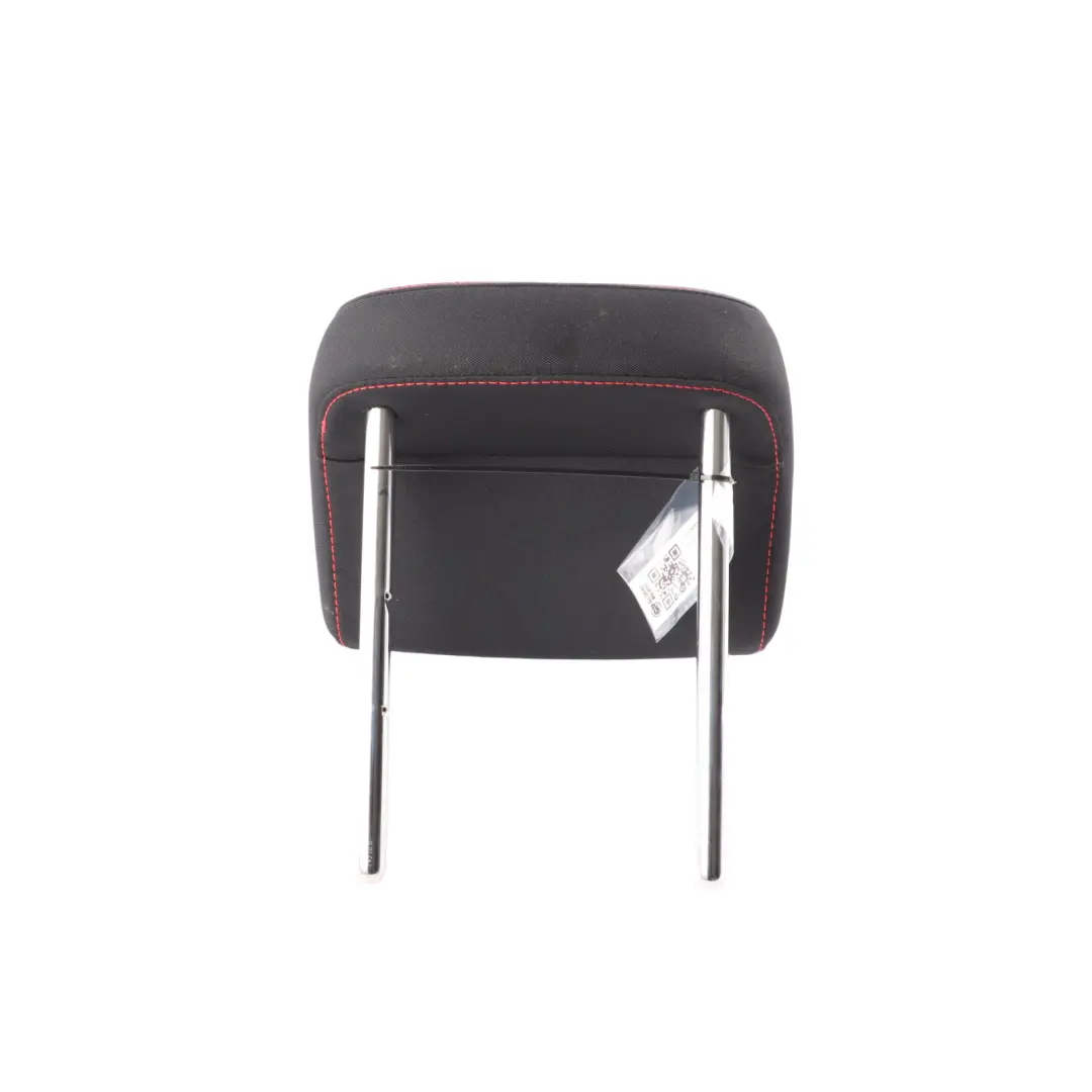 Skoda Octavia 5E Rear Seat Headrest Left Right N/O/S Black Fabric Red Stitching - SKU 5E0885901E - Part number 5E0885901E
