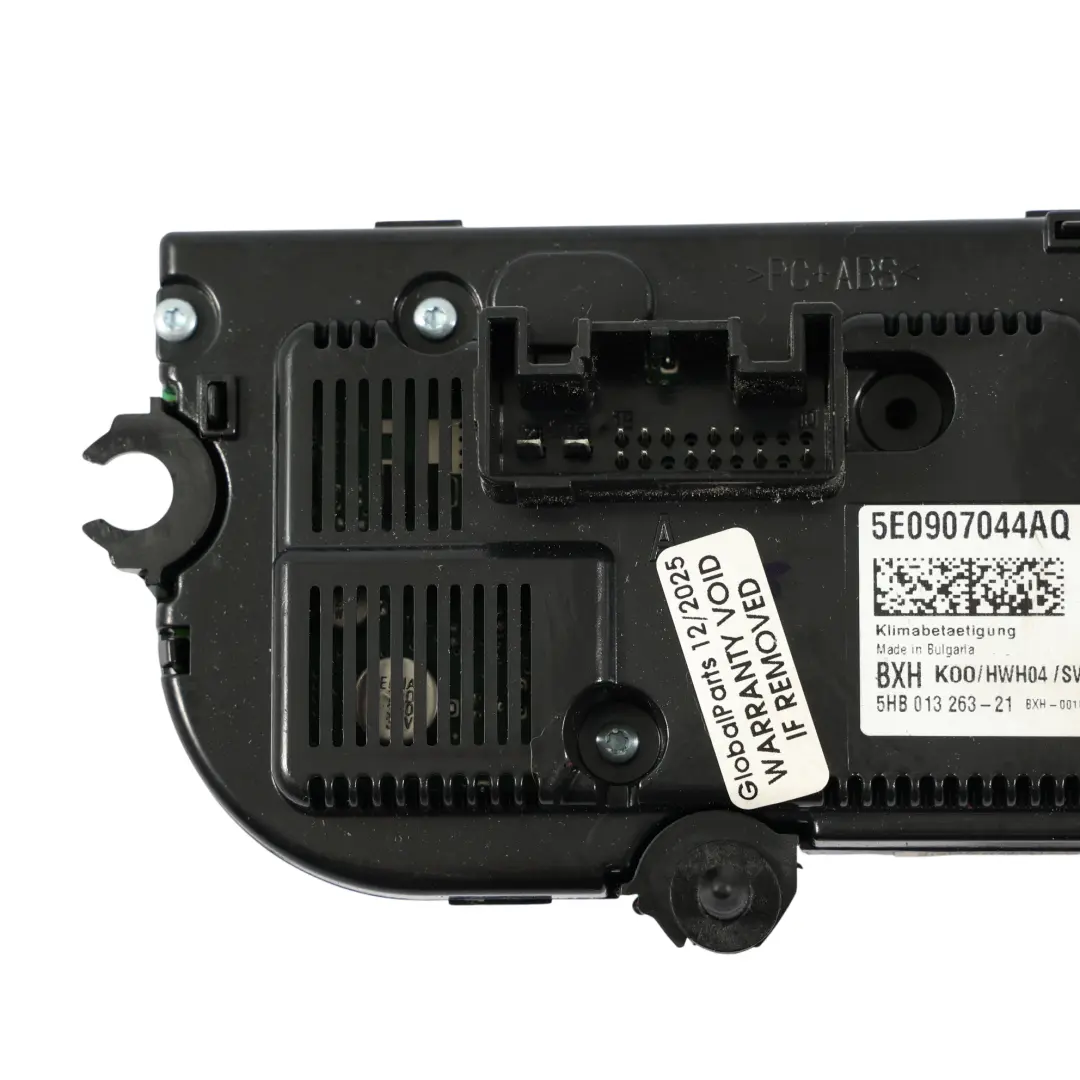 Skoda Octavia MK3 Riscaldatore Climatizzatore A/C Pannello Aria Con - SKU 5E0907044AQ - Numero di parte 5E0907044AQ