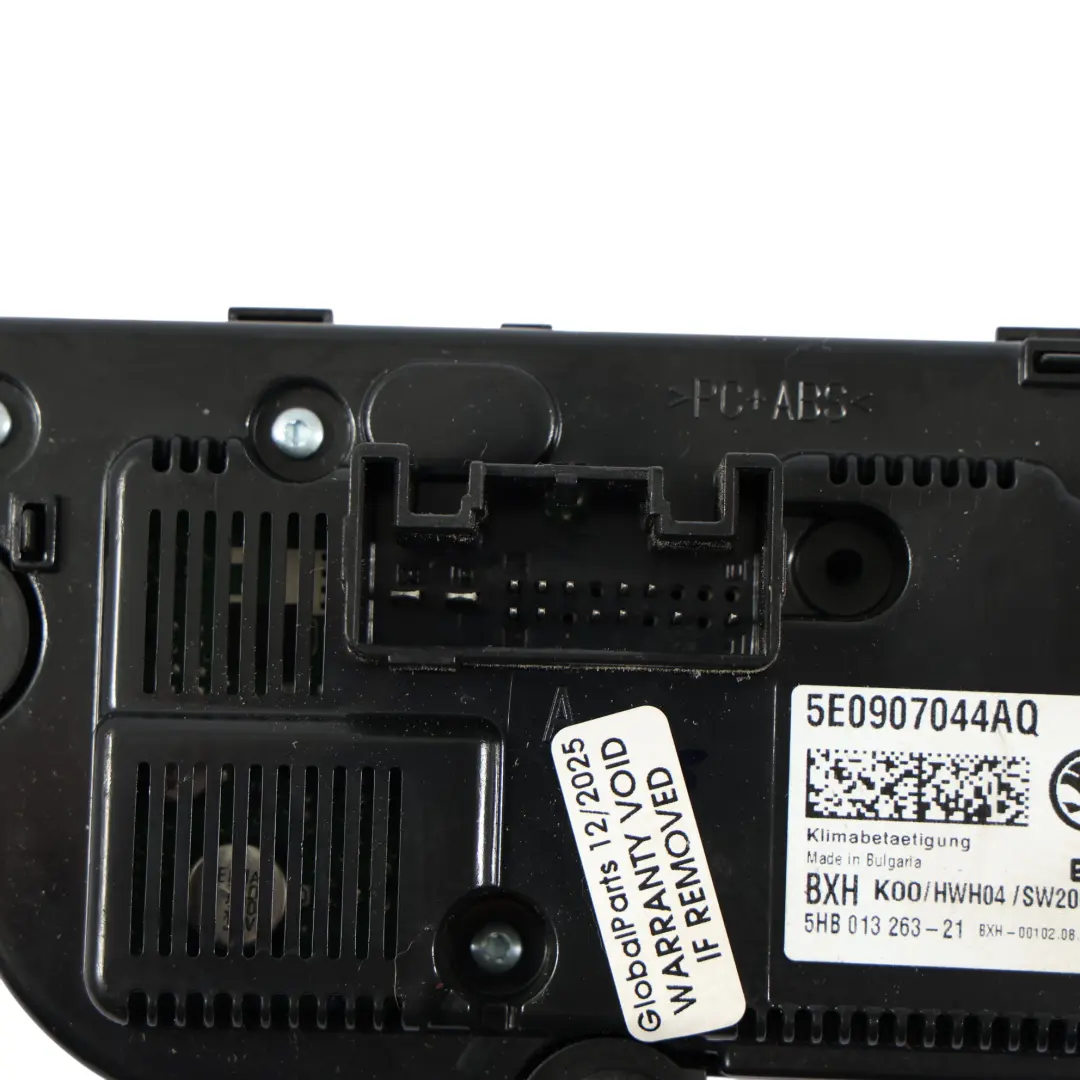 MK3 Heizung Klimatisierung A/C Klimaanlagen Bedienfeld für Skoda Octavia mit Teilenummer 5E0907044AQ Skoda Octavia MK3 Heizung Klimatisierung A/C Klimaanlagen Bedienfeld - SKU 5E0907044AQ - Teilenummer 5E0907044AQ