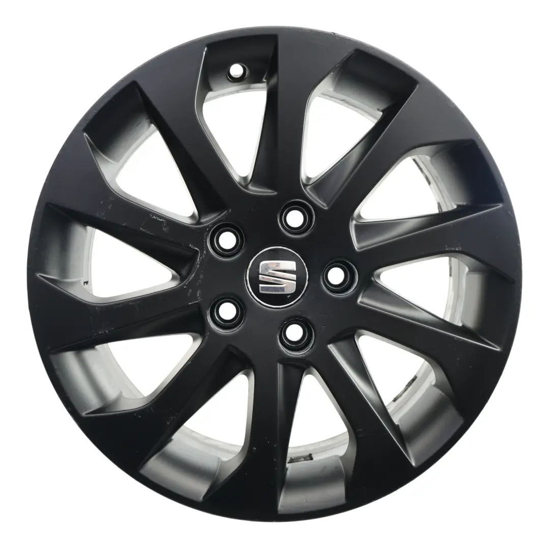 Mk3 5F Jante Alliage Noir 16" 6,5J ET:46 Rayons Étoile pour Seat Leon à propos du numéro de pièce 5F0601025A Seat Leon Mk3 5F Jante Alliage Noir 16" 6,5J ET:46 Rayons Étoile - SKU 5F0601025A-1 - Numéro de pièce 5F0601025A