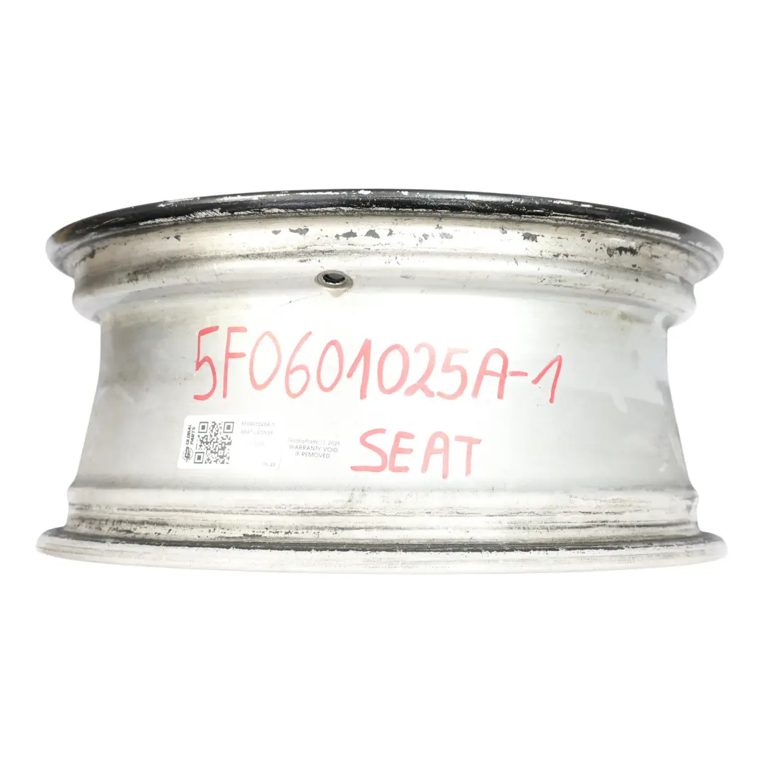 Mk3 5F Wheel Rim Alloy Black 16" 6,5J ET:46 Star Spoke to Seat Leon with Part number 5F0601025A Seat Leon Mk3 5F Wheel Rim Alloy Black 16" 6,5J ET:46 Star Spoke - SKU 5F0601025A-1 - Part number 5F0601025A