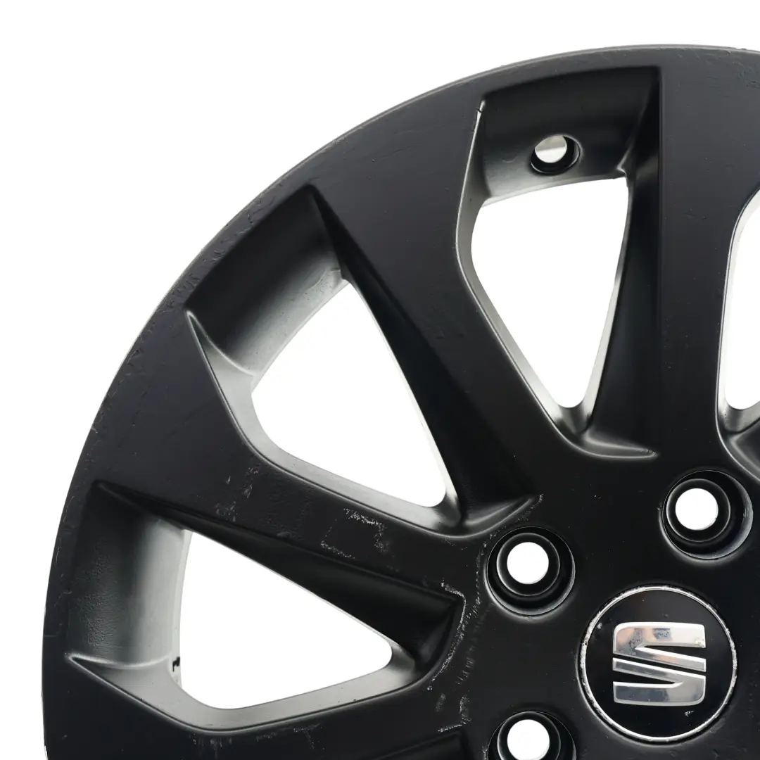 Mk3 5F Cerchio In Lega Nero 16" 6,5J ET:46 Star Spoke per Seat Leon con numero di parte 5F0601025A Seat Leon Mk3 5F Cerchio In Lega Nero 16" 6,5J ET:46 Star Spoke - SKU 5F0601025A-1 - Numero di parte 5F0601025A