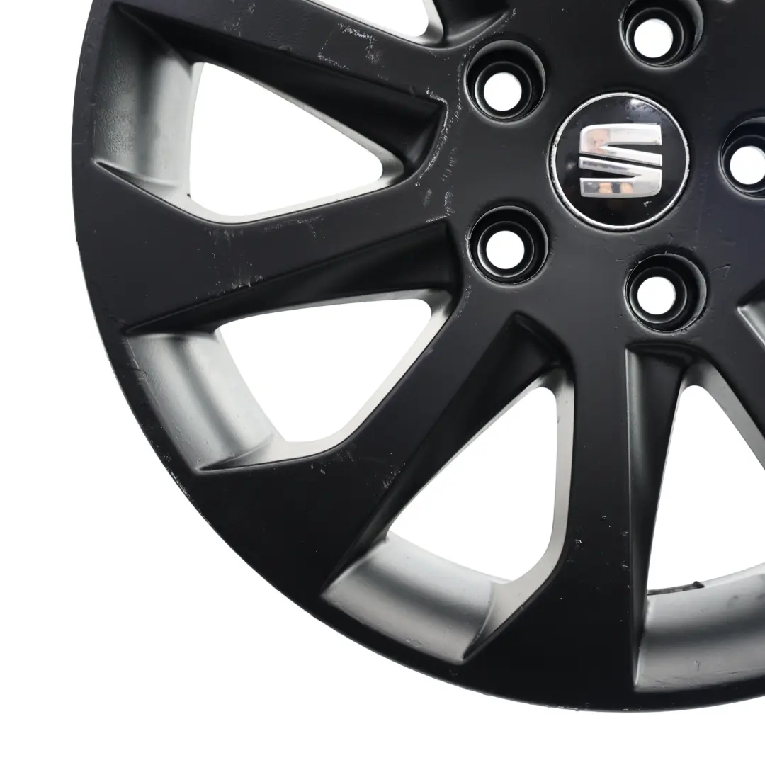  Llanta Seat Leon Mk3 5F Aleación Negro 16" 6,5J ET:46 Star Spoke - SKU 5F0601025A-1 - Número de pieza 5F0601025A
