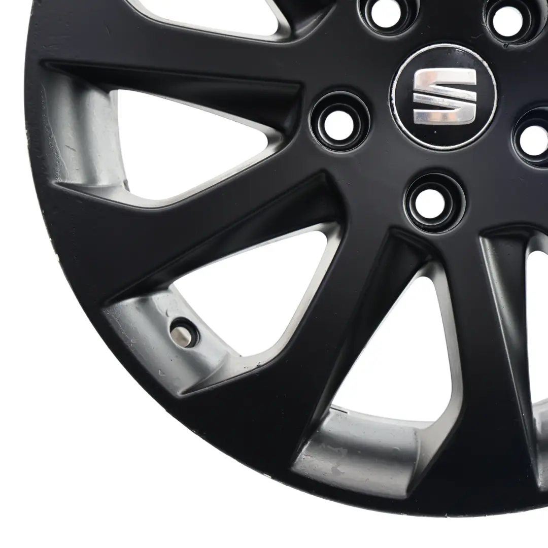 Seat Leon Mk3 5F Cerchio In Lega Nero 16" 6,5J ET:46 Star Spoke - SKU 5F0601025A-2 - Numero di parte 5F0601025A