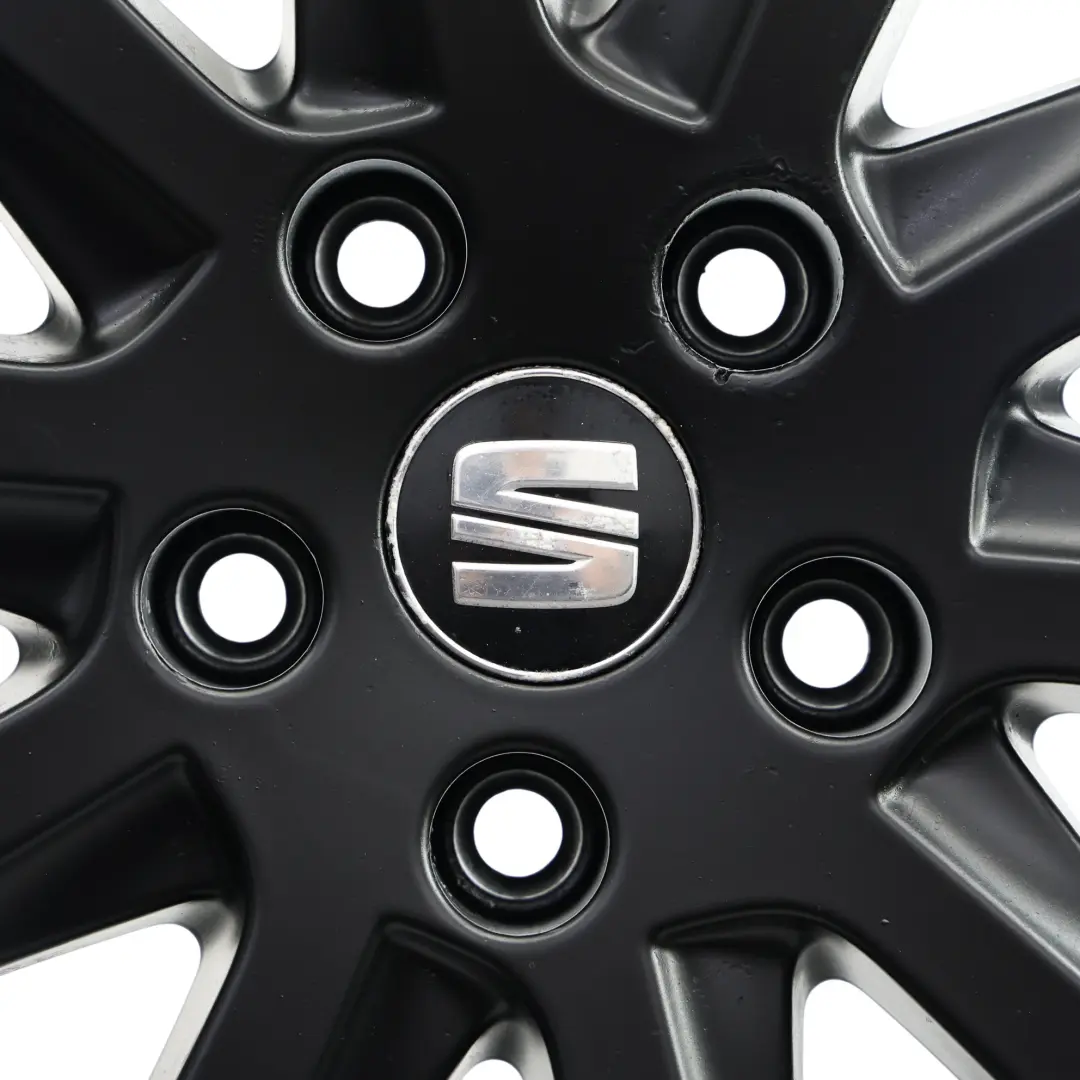  Llanta Seat Leon Mk3 5F Aleación Negro 16" 6,5J ET:46 Star Spoke - SKU 5F0601025A-2 - Número de pieza 5F0601025A