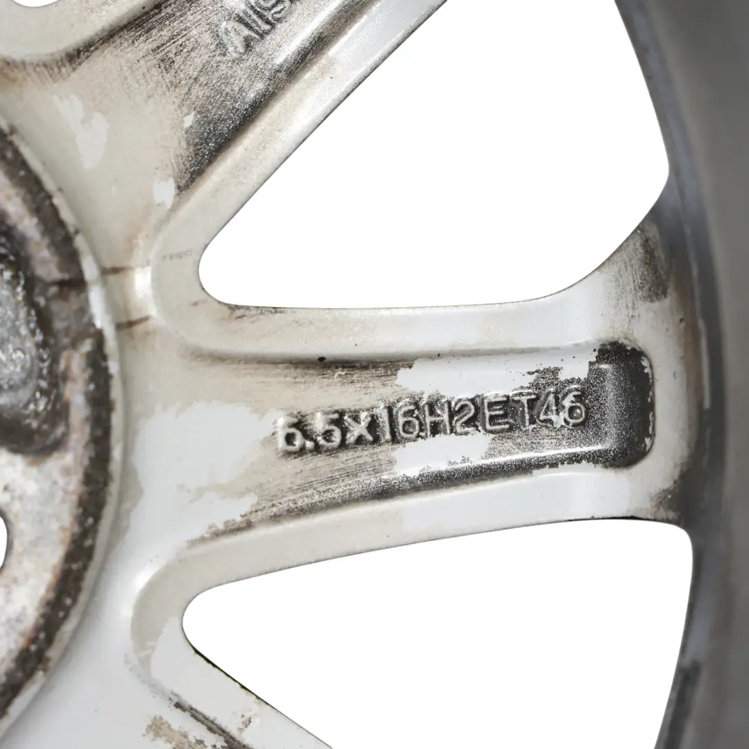 Mk3 5F Cerchio In Lega Nero 16" 6,5J ET:46 Star Spoke per Seat Leon con numero di parte 5F0601025A Seat Leon Mk3 5F Cerchio In Lega Nero 16" 6,5J ET:46 Star Spoke - SKU 5F0601025A-3 - Numero di parte 5F0601025A