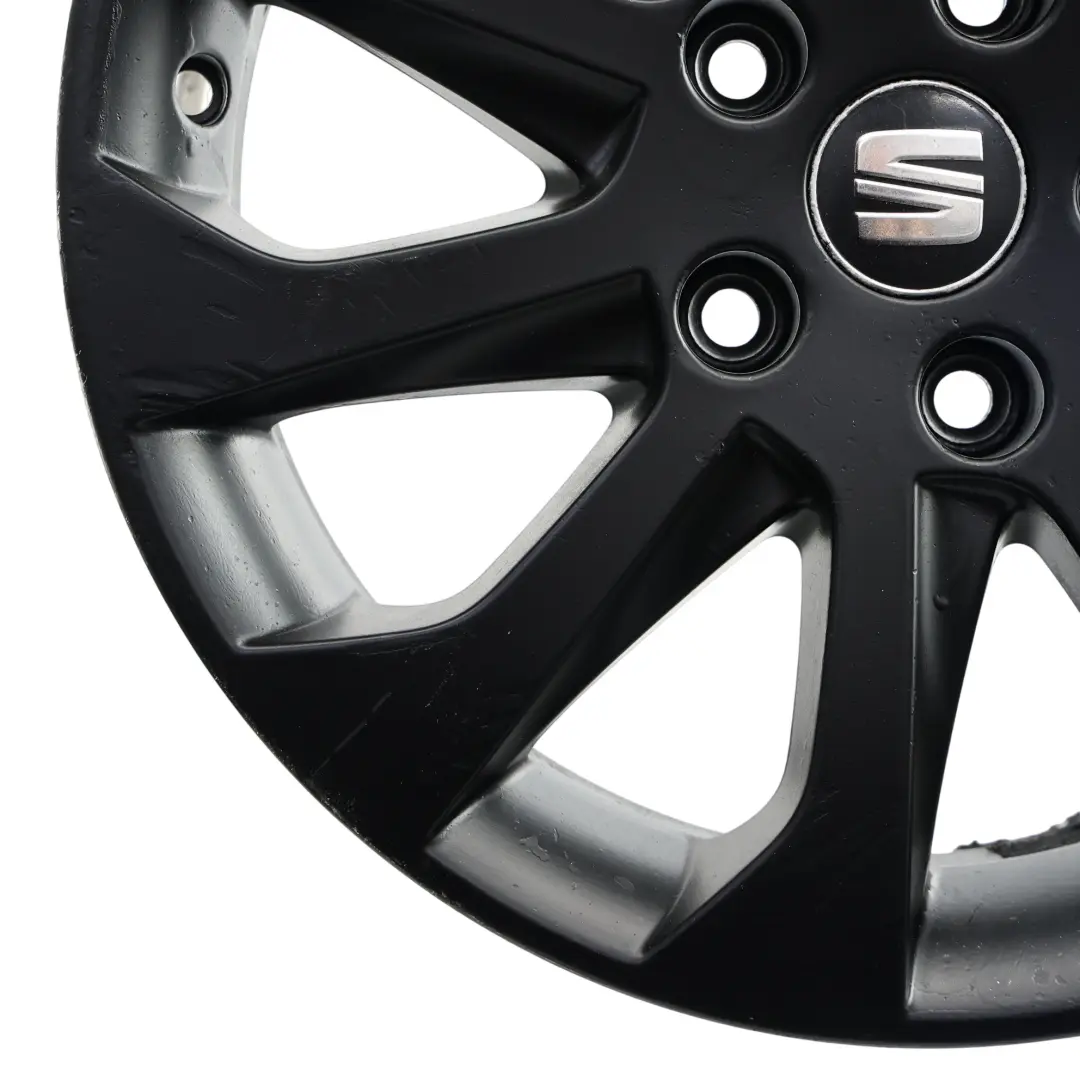 Mk3 5F Jante Alliage Noir 16" 6,5J ET:46 Rayons Étoile pour Seat Leon à propos du numéro de pièce 5F0601025A Seat Leon Mk3 5F Jante Alliage Noir 16" 6,5J ET:46 Rayons Étoile - SKU 5F0601025A-3 - Numéro de pièce 5F0601025A