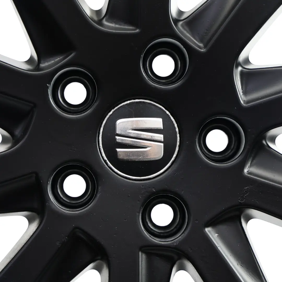 Mk3 5F Jante Alliage Noir 16" 6,5J ET:46 Rayons Étoile pour Seat Leon à propos du numéro de pièce 5F0601025A Seat Leon Mk3 5F Jante Alliage Noir 16" 6,5J ET:46 Rayons Étoile - SKU 5F0601025A-3 - Numéro de pièce 5F0601025A