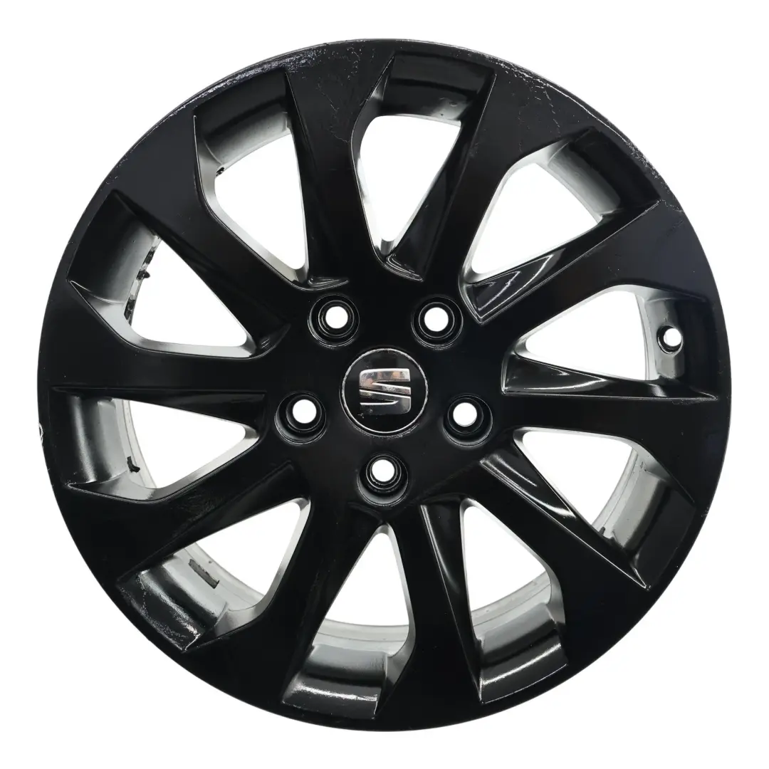 Seat Leon Mk3 5F Felga Aluminiowa Czarna 17" 7J ET:49 5F0601025T - SKU 5F0601025A-4 - Numer Części 5F0601025A