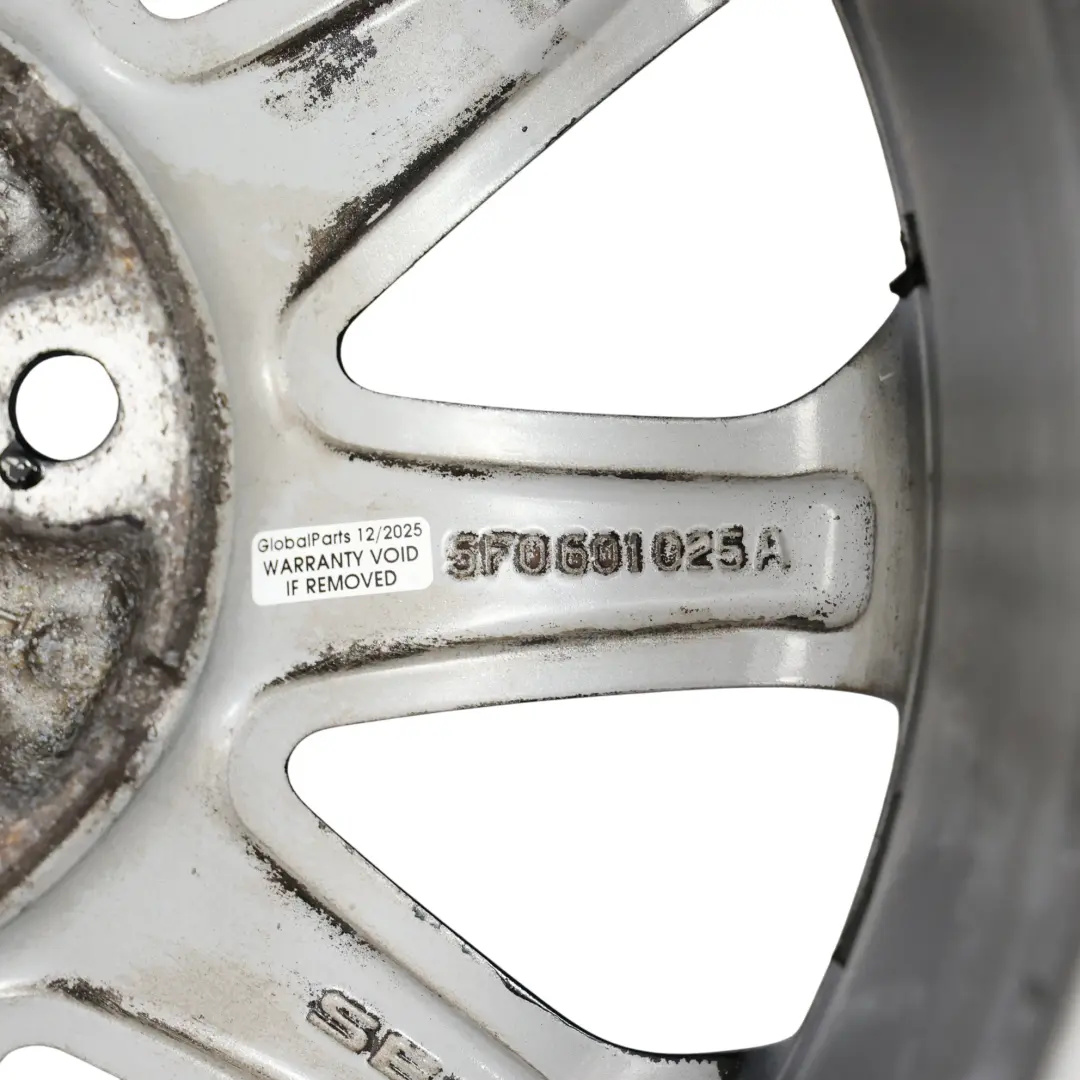 Seat Leon Mk3 5F Felga Aluminiowa Czarna 17" 7J ET:49 5F0601025T - SKU 5F0601025A-4 - Numer Części 5F0601025A