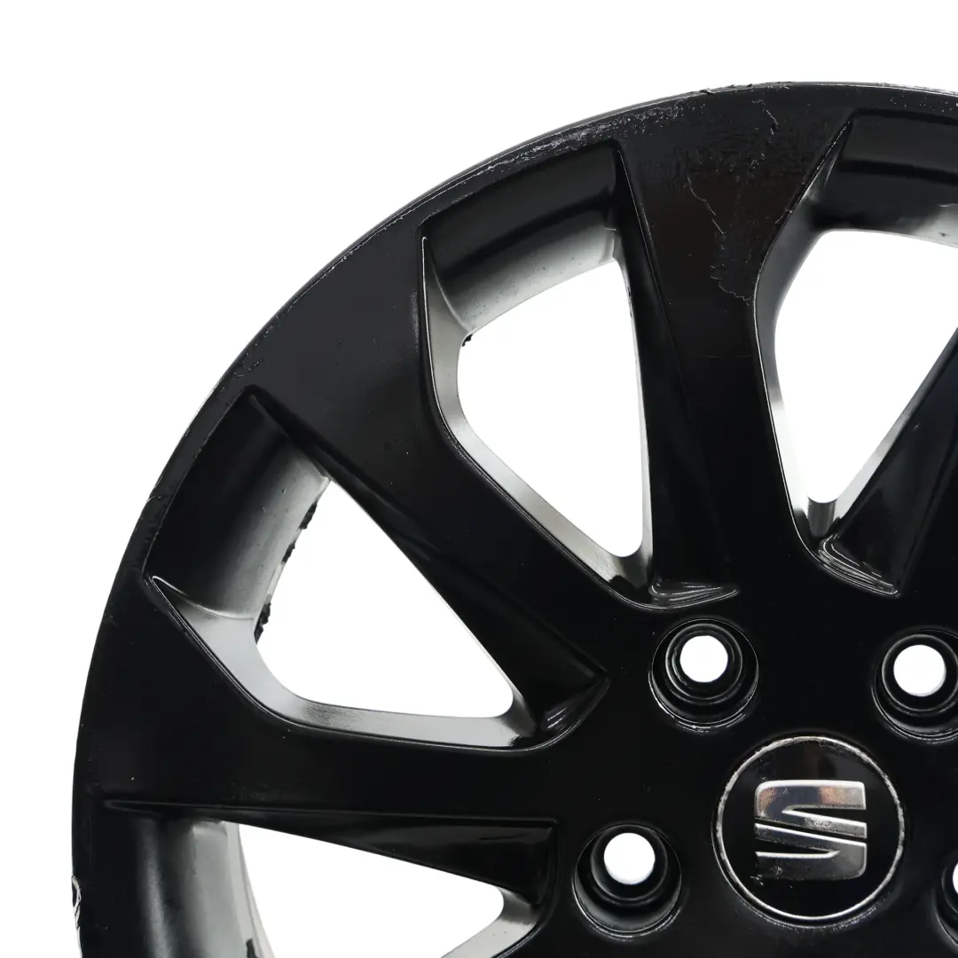 Seat Leon Mk3 5F Cerchio In Lega Nero 17" 7J ET:49 5F0601025T - SKU 5F0601025A-4 - Numero di parte 5F0601025A