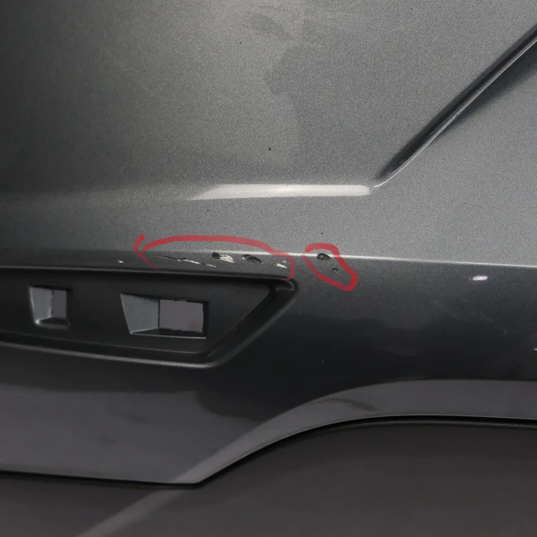 Mk3 Rear Bumper Panel Cover Trim Monsoon Grey Metallic - X7R to Seat Leon with Part number 5F0807421 Seat Leon Mk3 Rear Bumper Panel Cover Trim Monsoon Grey Metallic - X7R - SKU 5F0807421-MOG - Part number 5F0807421