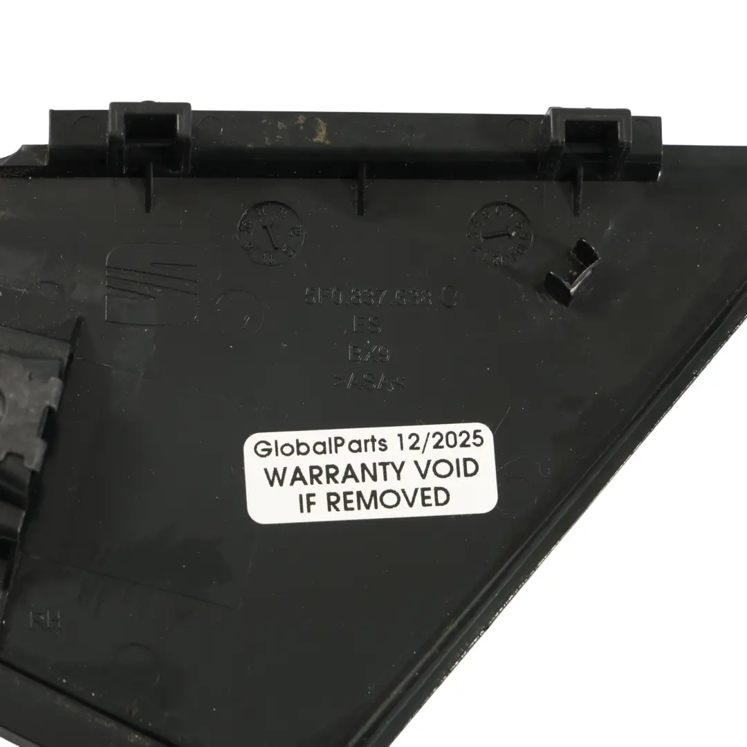 Seat Leon Mk3 5F Door Mirror Trim Front Right O/S Covering Panel - SKU 5F0837638C - Part number 5F0837638C