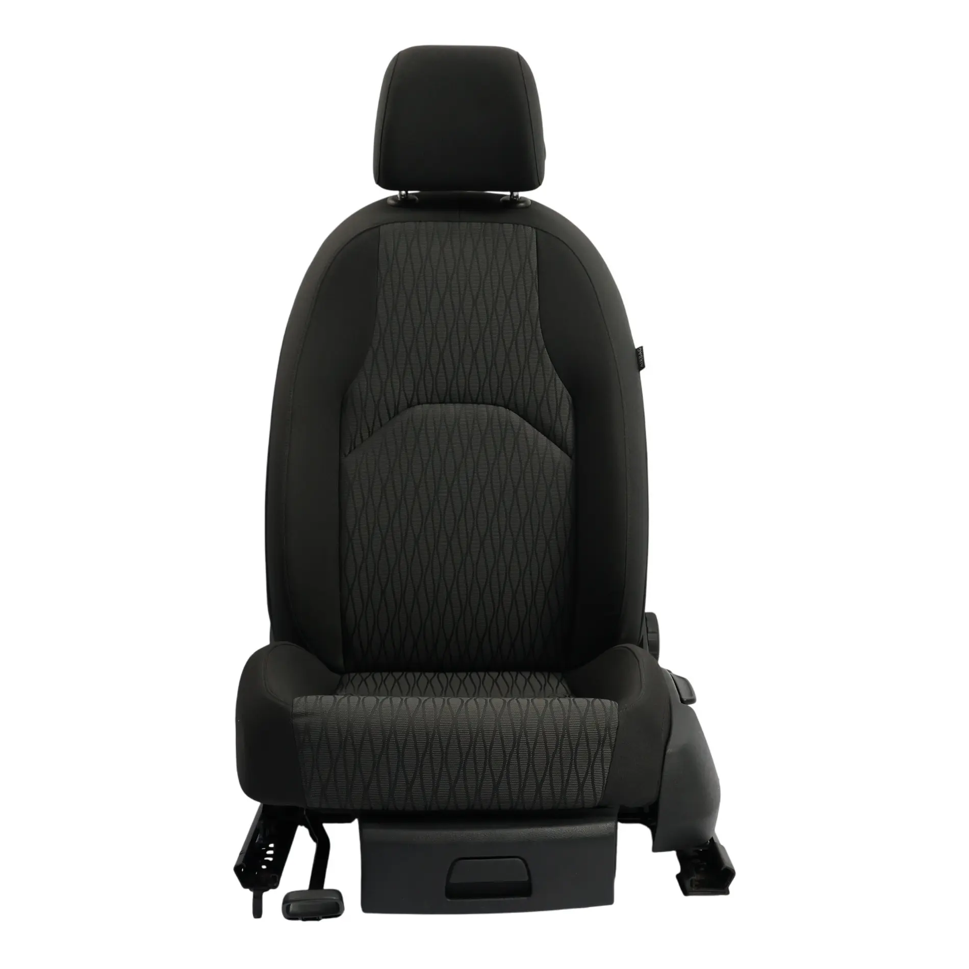 Seat Leon Mk3 5F Asiento Delantero Izquierdo Tela Interior Negro Antracita