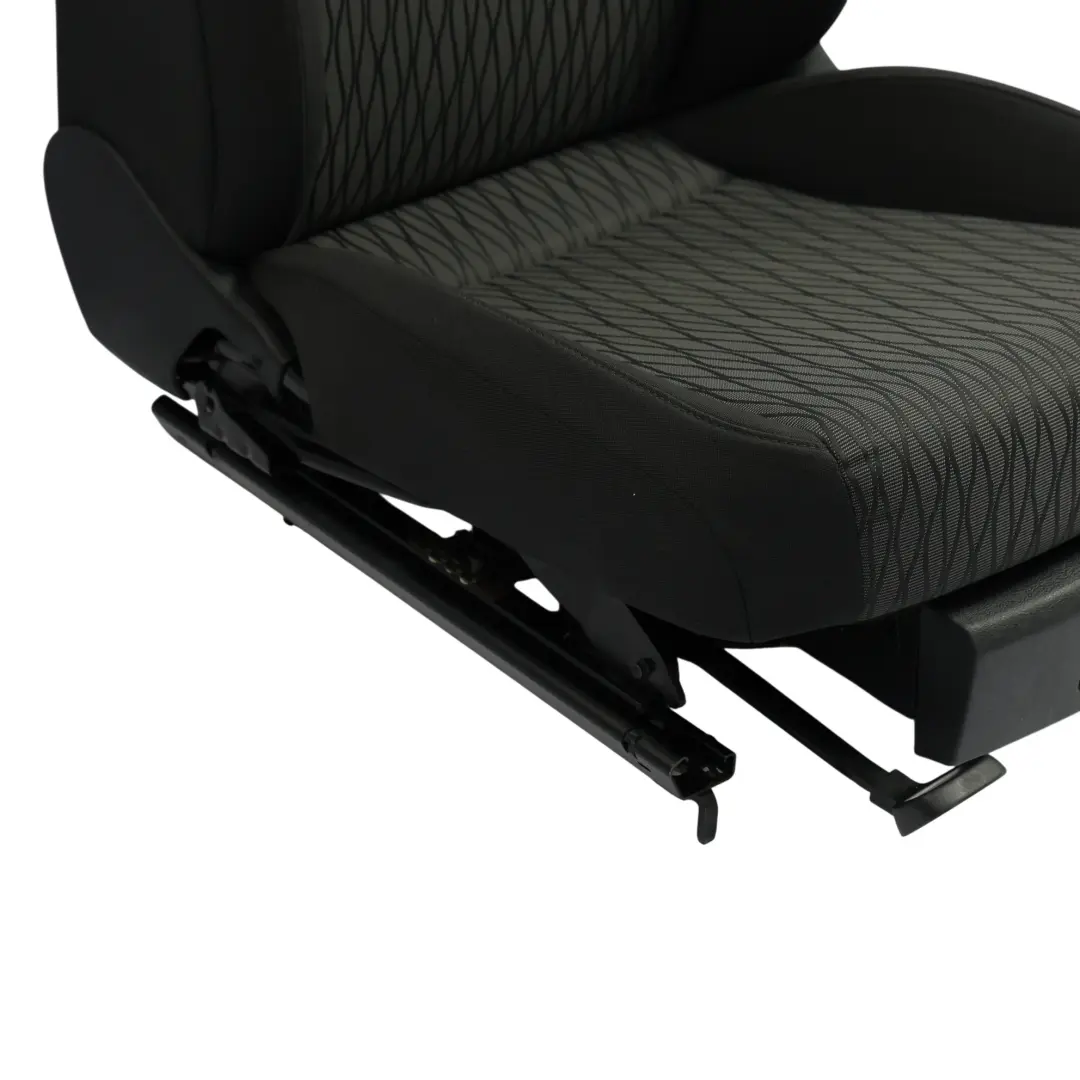Seat Leon Mk3 5F Siège Avant Gauche Intérieur En Tissu Noir Anthracite - SKU 5F0881805EF-1 - Numéro de pièce 5F0881805EF