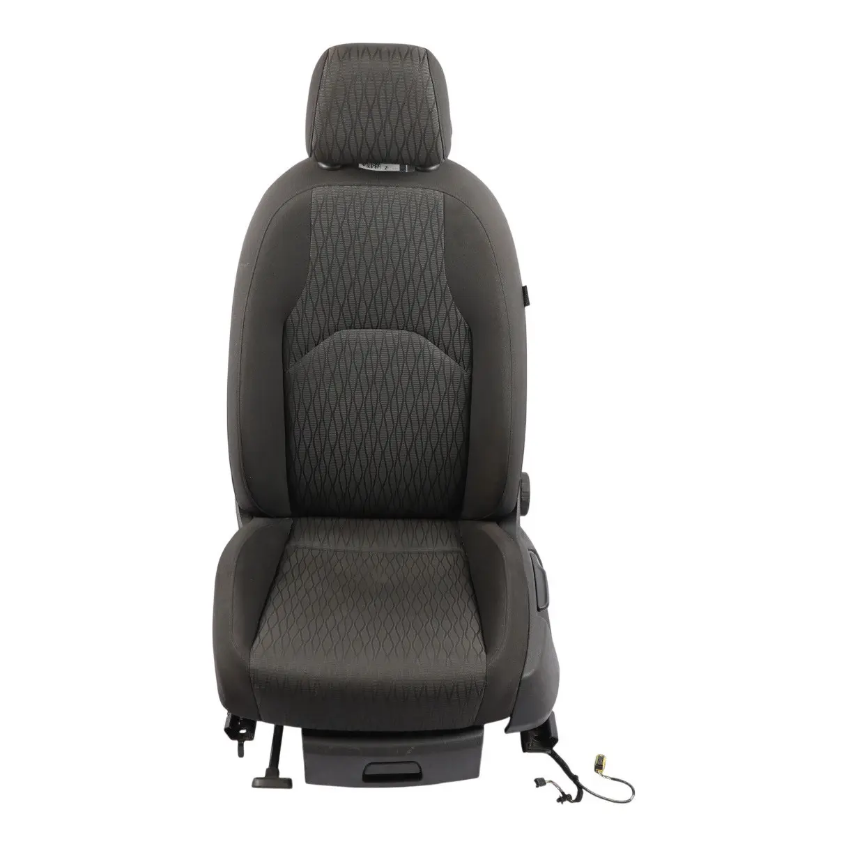 Seat Leon Mk3 5F Front Seat Interior Fabric Black Anthracite Left N/S