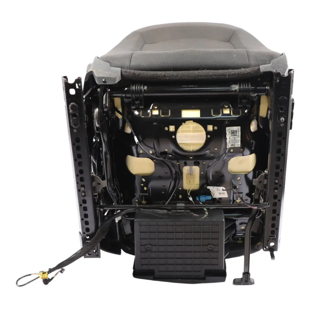 Seat Leon Mk3 5F Front Seat Interior Fabric Black Anthracite Left N/S - SKU 5F0881805EF-2 - Part number 5F0881805EF