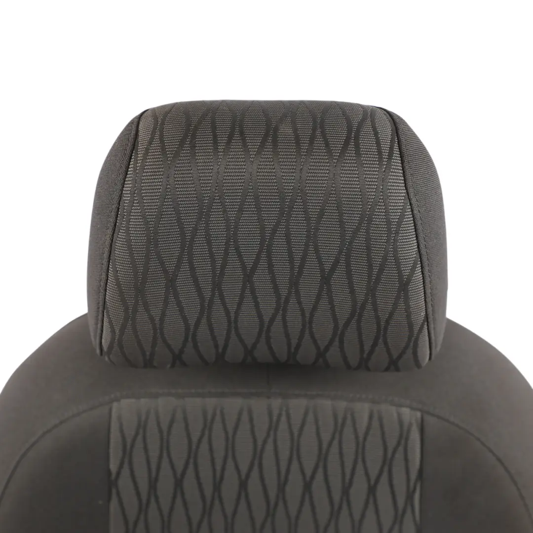 Seat Leon Mk3 5F Front Seat Interior Fabric Black Anthracite Left N/S - SKU 5F0881805EF-2 - Part number 5F0881805EF