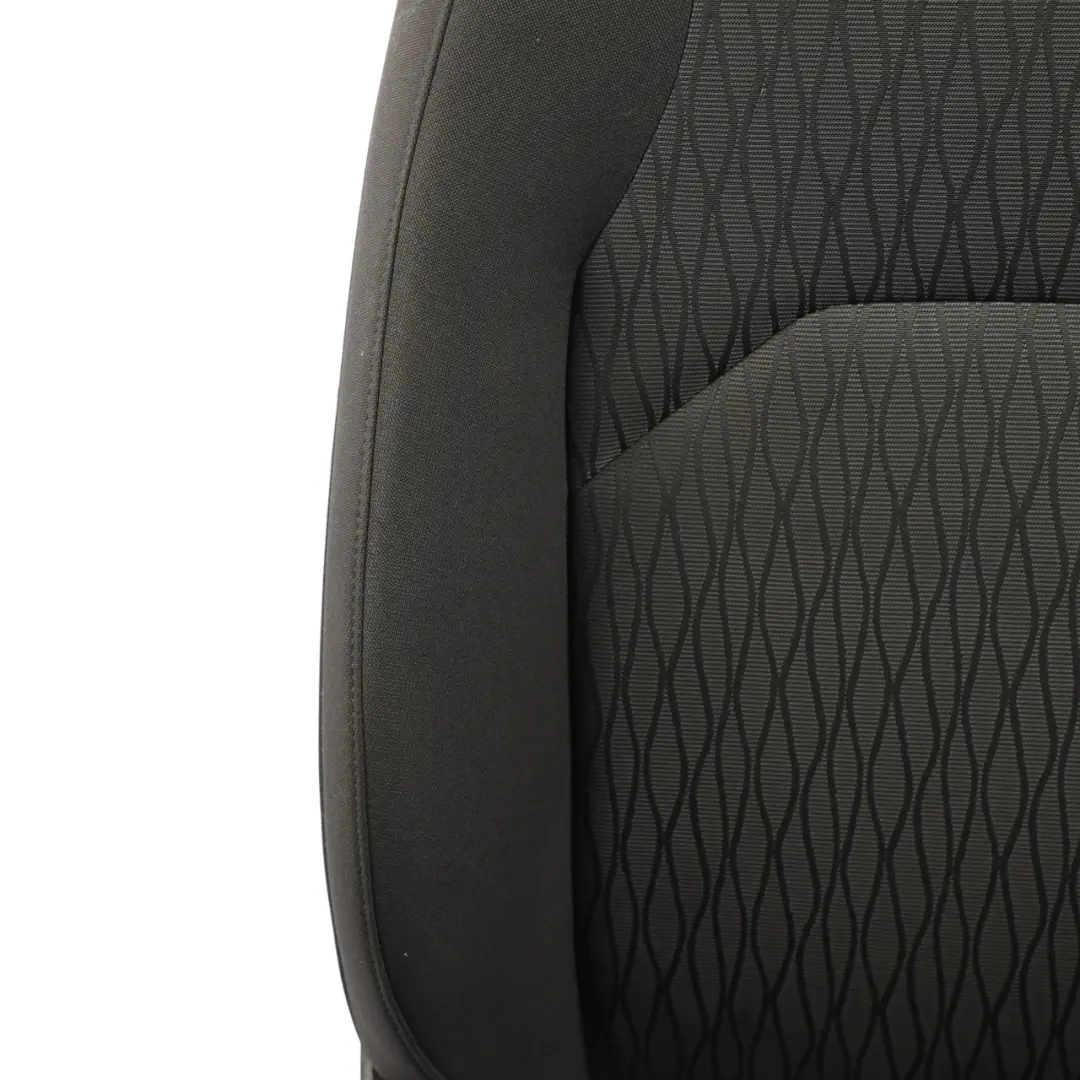 Seat Leon Mk3 5F Front Seat Interior Fabric Black Anthracite Left N/S - SKU 5F0881805EF-2 - Part number 5F0881805EF