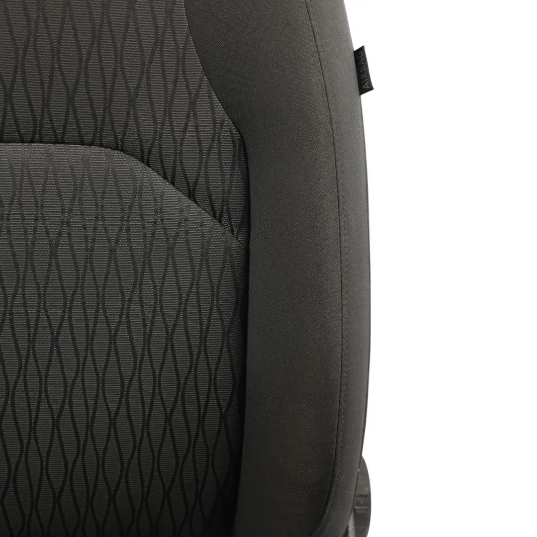 Seat Leon Mk3 5F Front Seat Interior Fabric Black Anthracite Left N/S - SKU 5F0881805EF-2 - Part number 5F0881805EF
