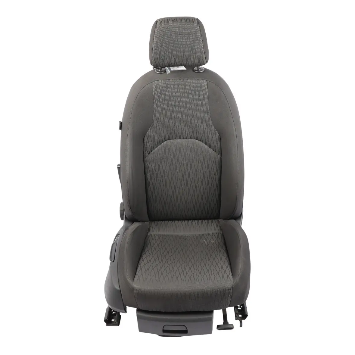 Seat Leon Mk3 5F Front Seat Interior Fabric Black Anthracite Right O/S