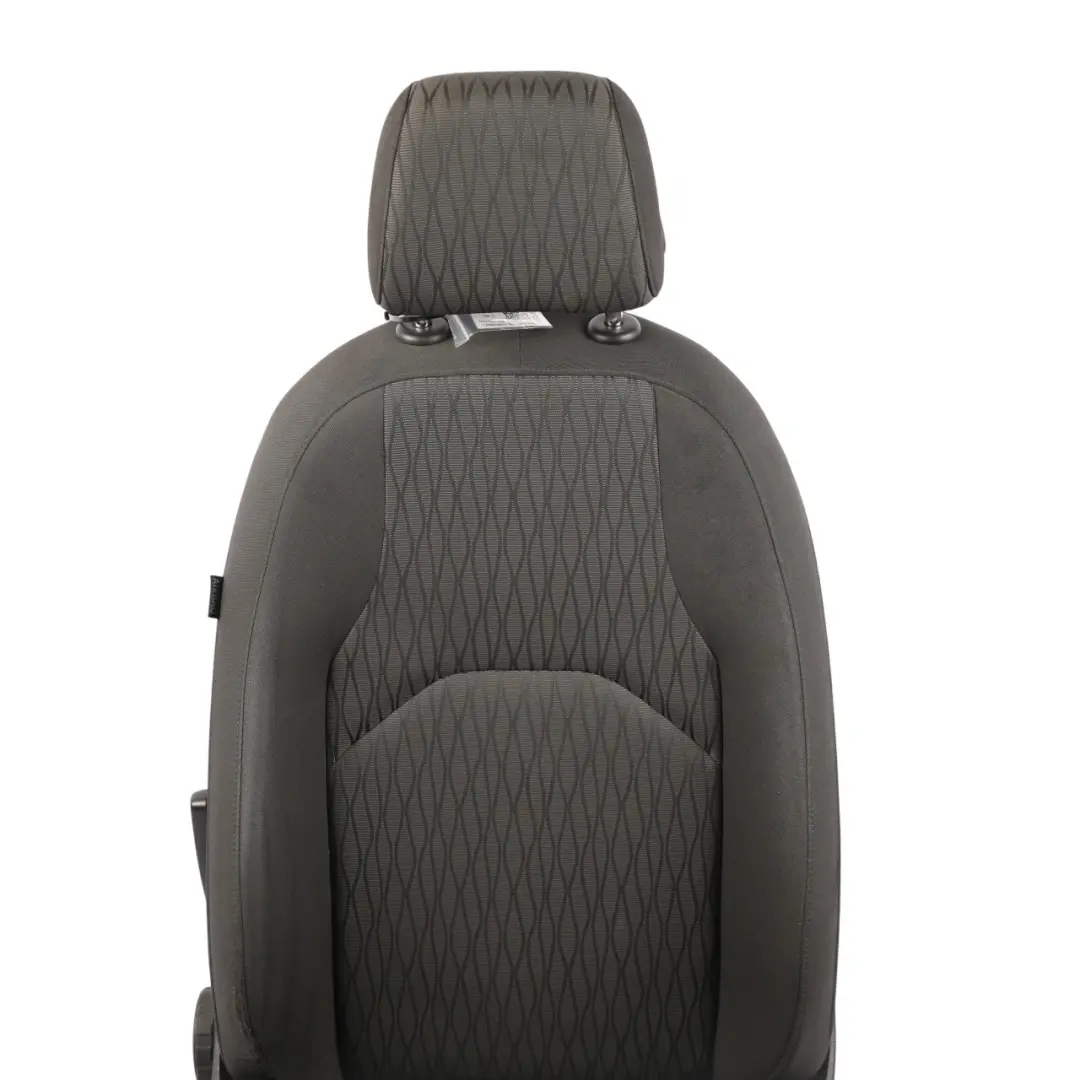 Seat Leon Mk3 5F Front Seat Interior Fabric Black Anthracite Right O/S - SKU 5F0881806EF-1 - Part number 5F0881806EF