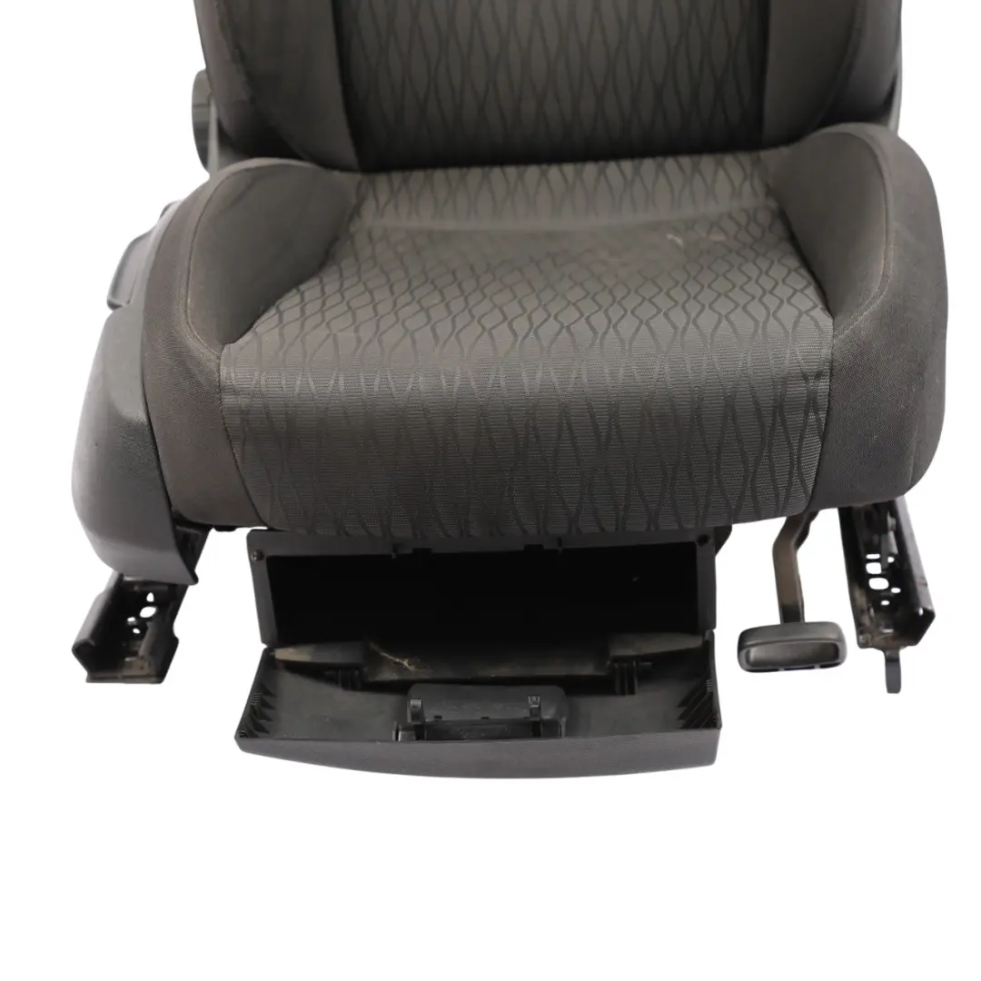 Seat Leon Mk3 5F Front Seat Interior Fabric Black Anthracite Right O/S - SKU 5F0881806EF-1 - Part number 5F0881806EF